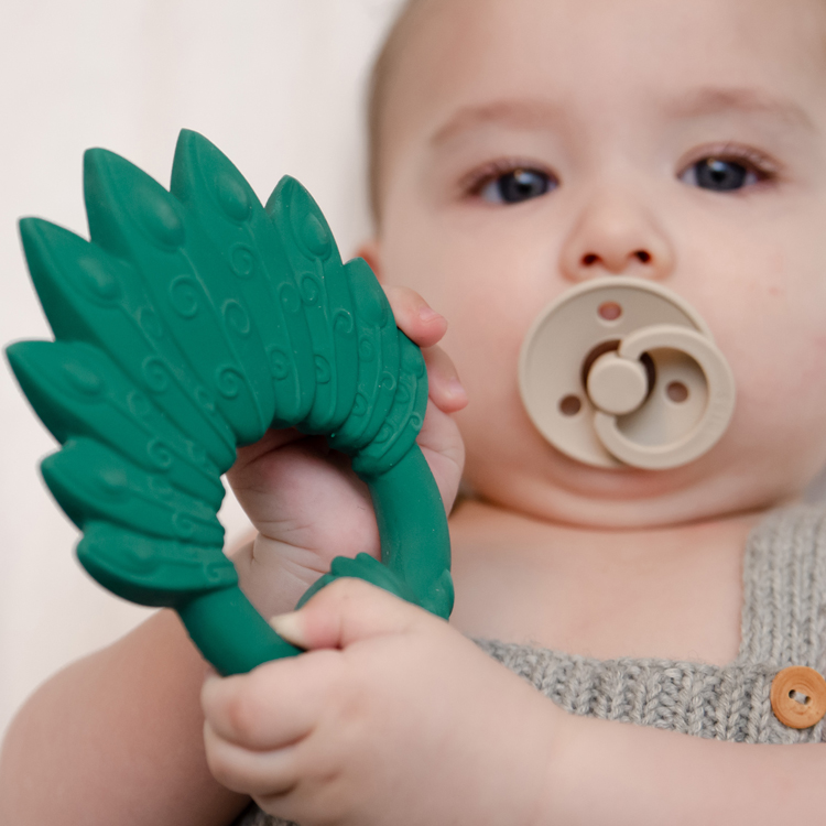 Anneau de dentition Paon vert (Natruba) - Image 5