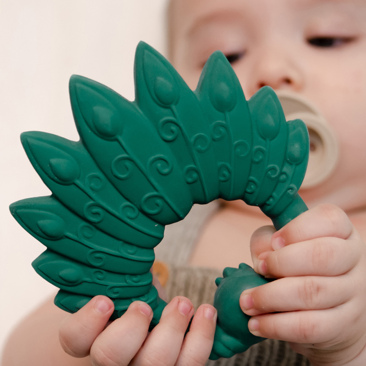 Anneau de dentition Paon vert (Natruba) - Image 6