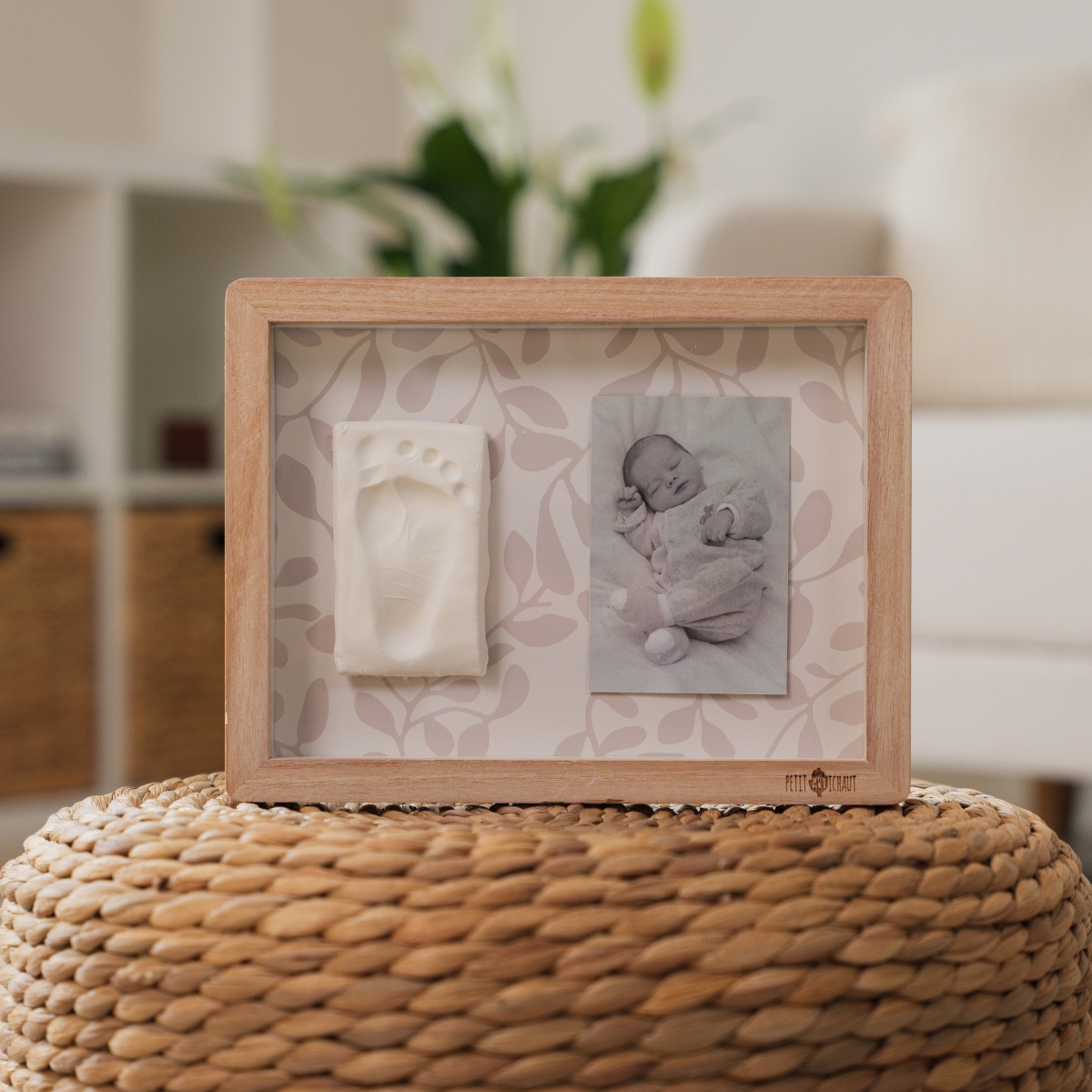 Cadre photo empreintes Classique Ivy Grey (Petit Artichaut) - Image 3