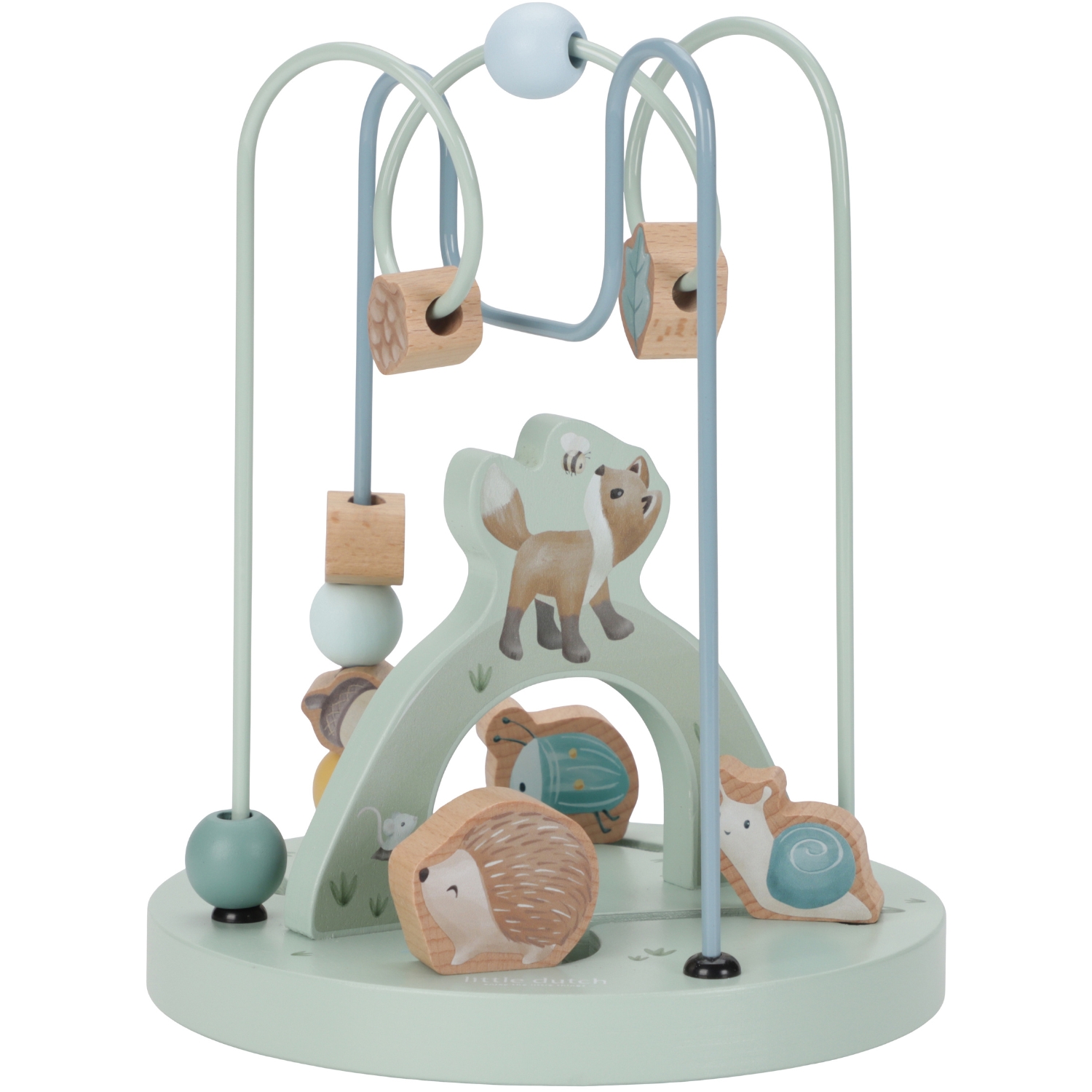 Little Dutch - Boulier spirale renard en bois FSC Forest Friends
