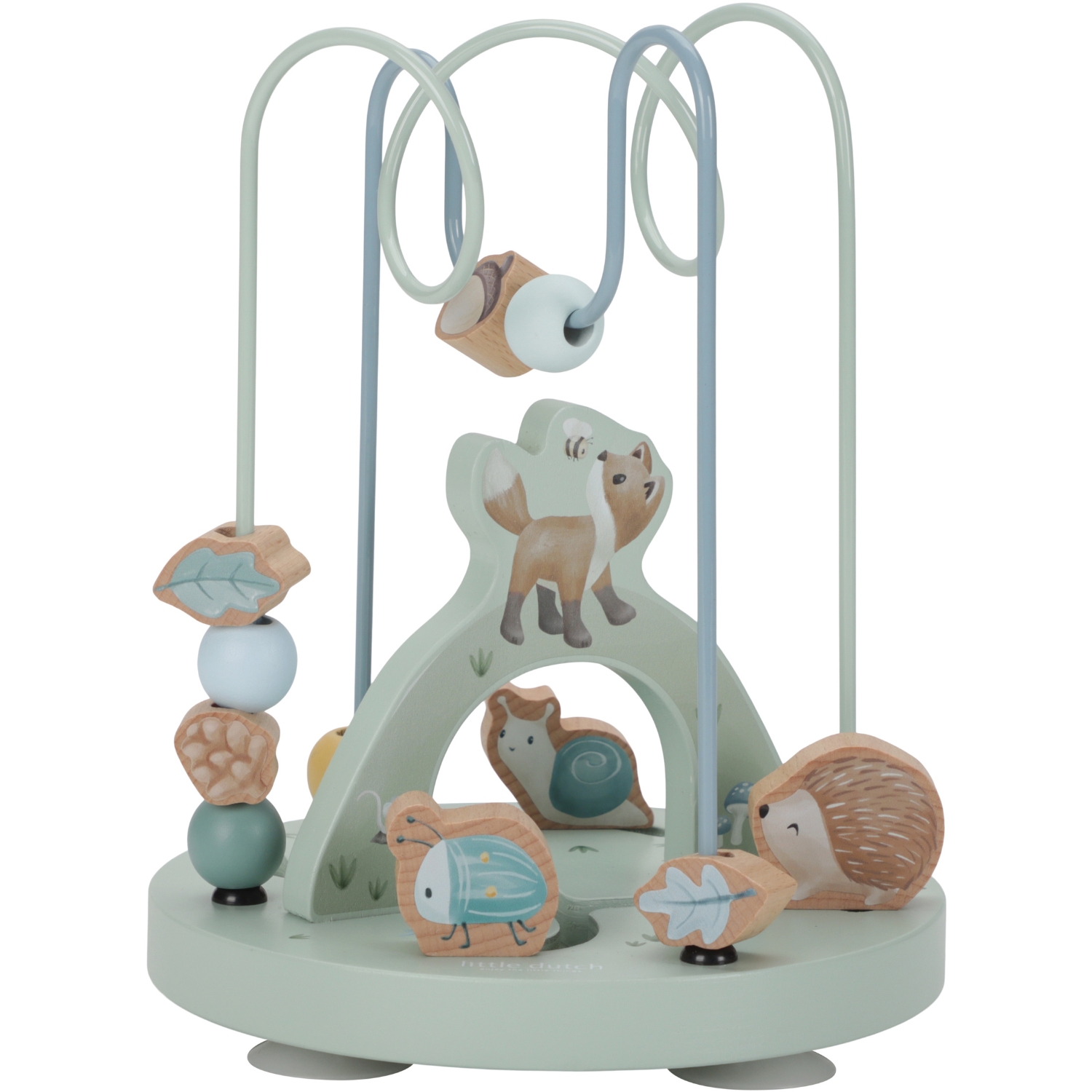 Boulier spirale renard en bois FSC Forest Friends (Little Dutch) - Image 1