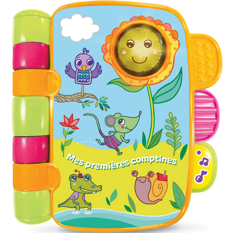 P'tit livre enchanté Mes premières comptines (VTech) - Couverture