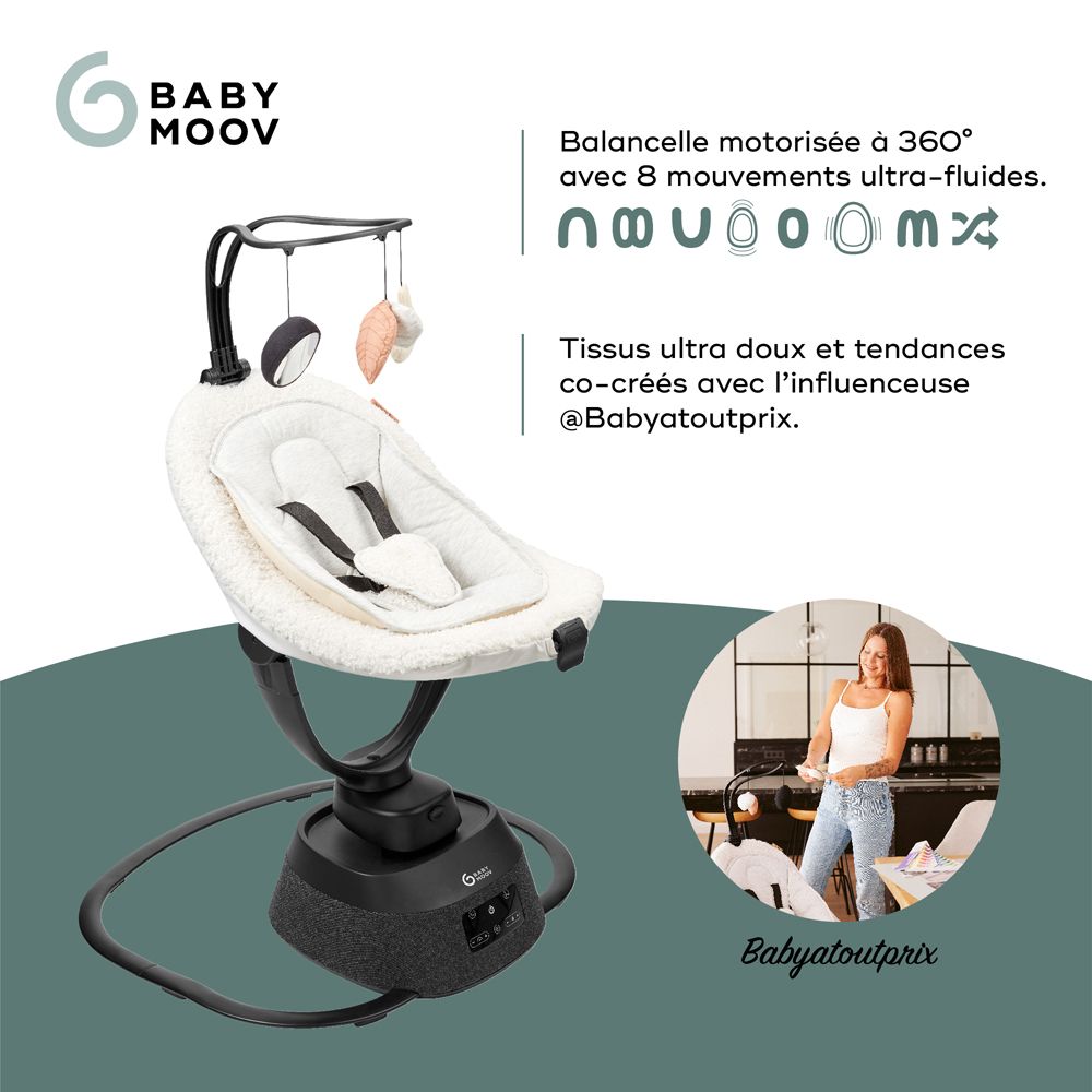 Balancelle Swoon Evolution Curl White X Babyatouprix (Babymoov) - Image 5