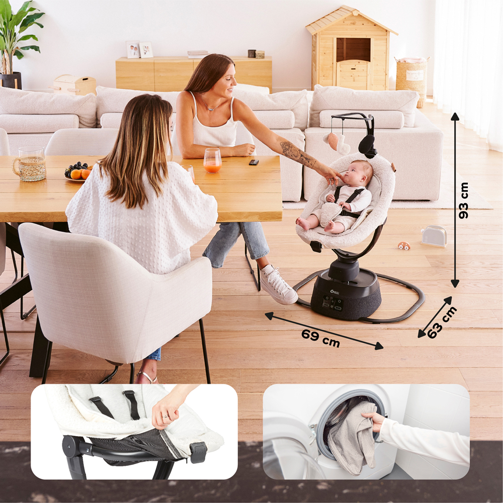 Balancelle Swoon Evolution Curl White X Babyatouprix (Babymoov) - Image 3