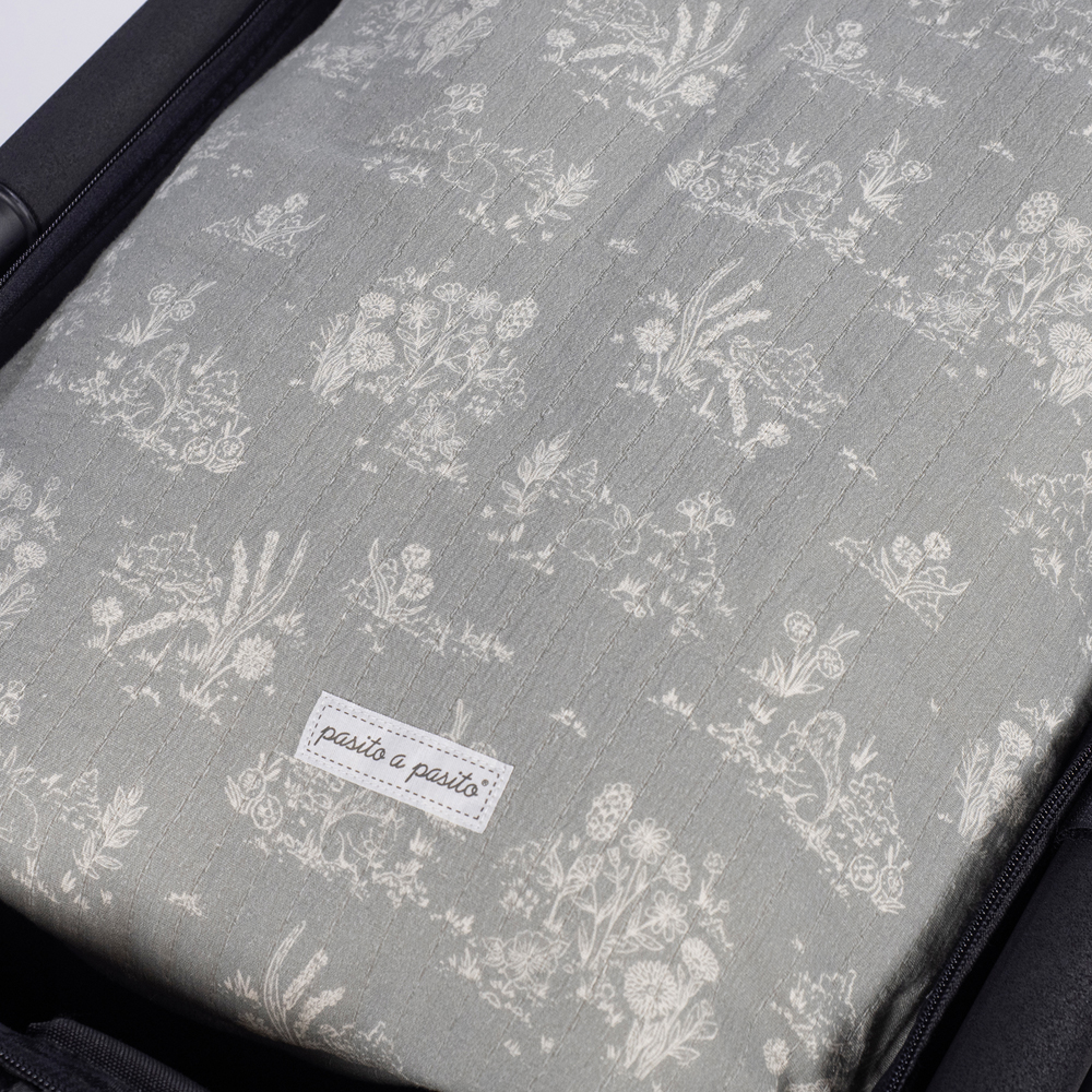 Nid d'ange avec capuche Toile de Jouy Forest (Pasito a pasito) - Image 5