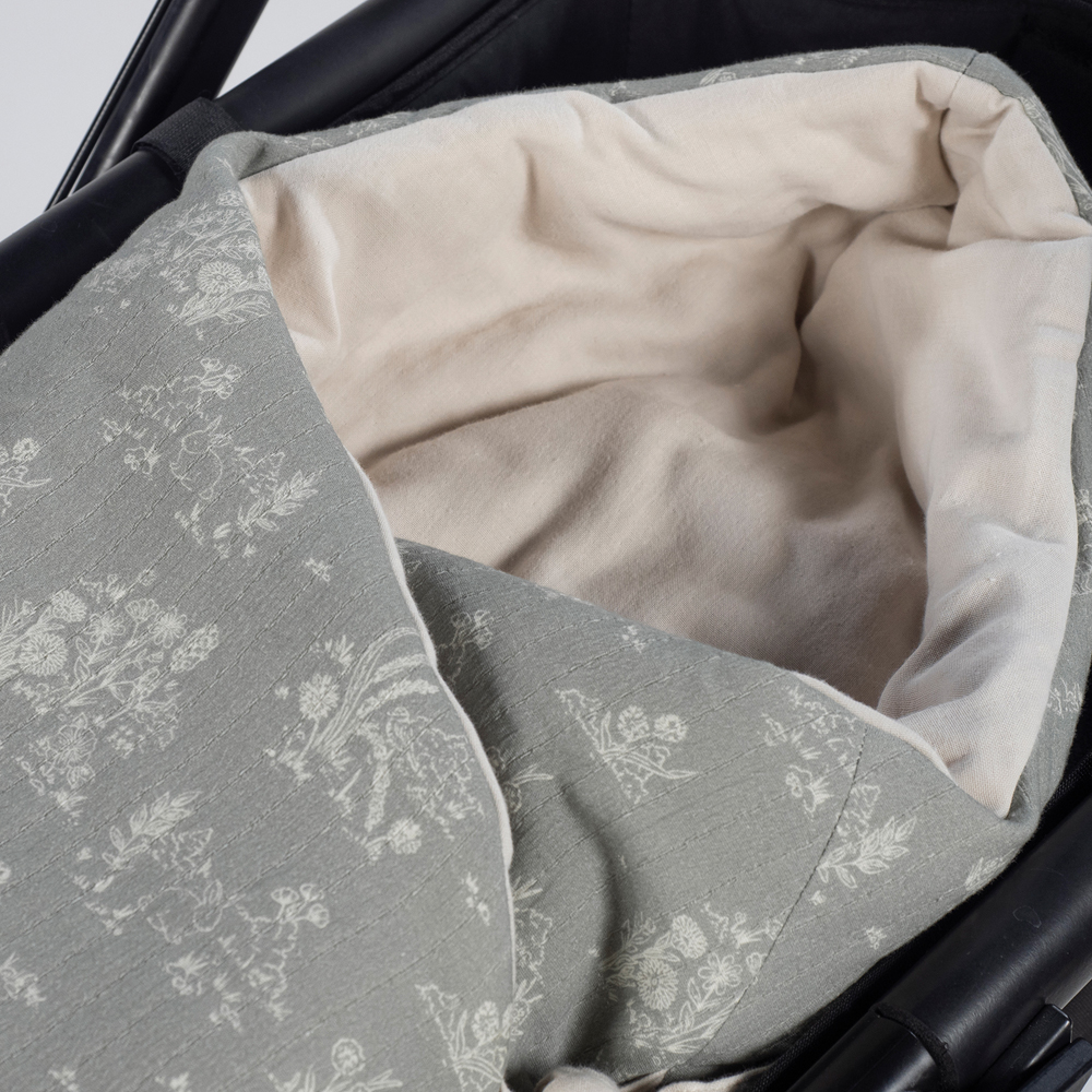 Nid d'ange avec capuche Toile de Jouy Forest (Pasito a pasito) - Image 6