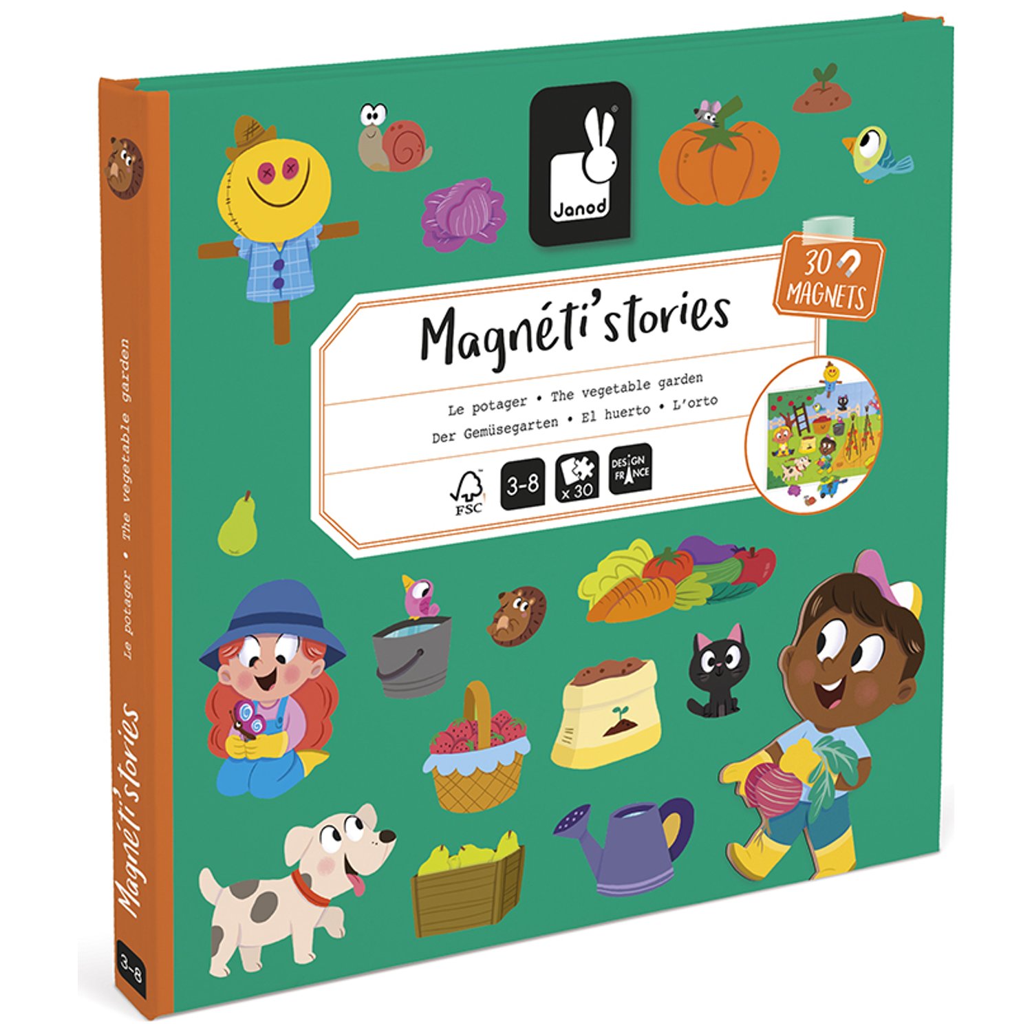 Jeu magnétique Magneti'Stories Le Potager