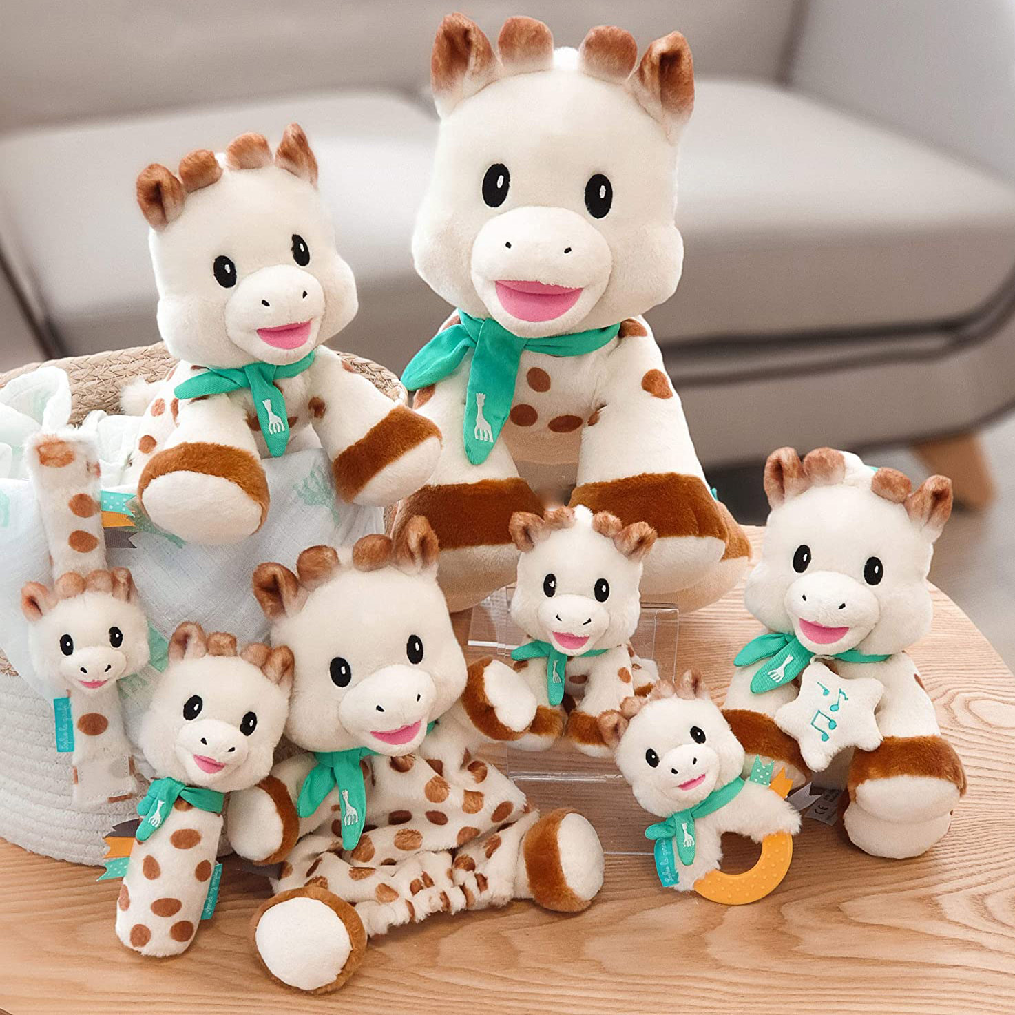 Peluche Sophie la girafe Sweety (14 cm) (Sophie la girafe) - Image 5