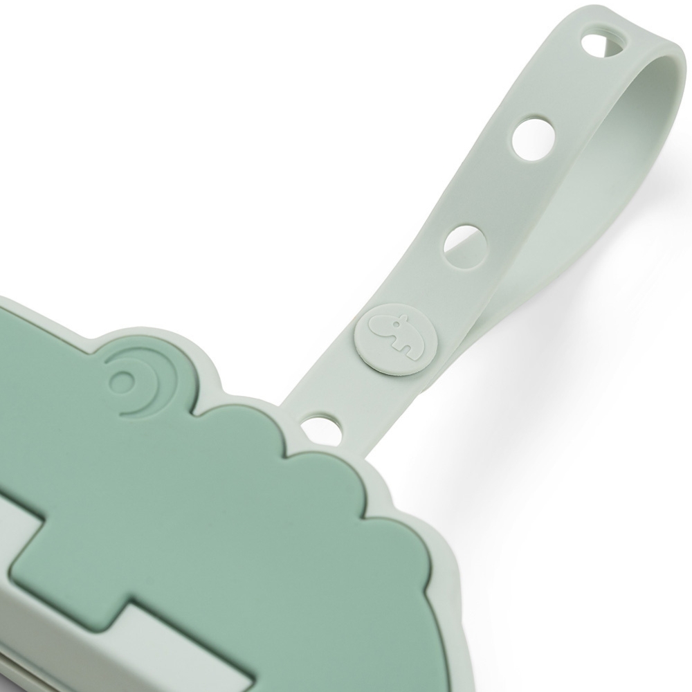 Range sucette en silicone Croco Vert (Done by deer) - Image 4