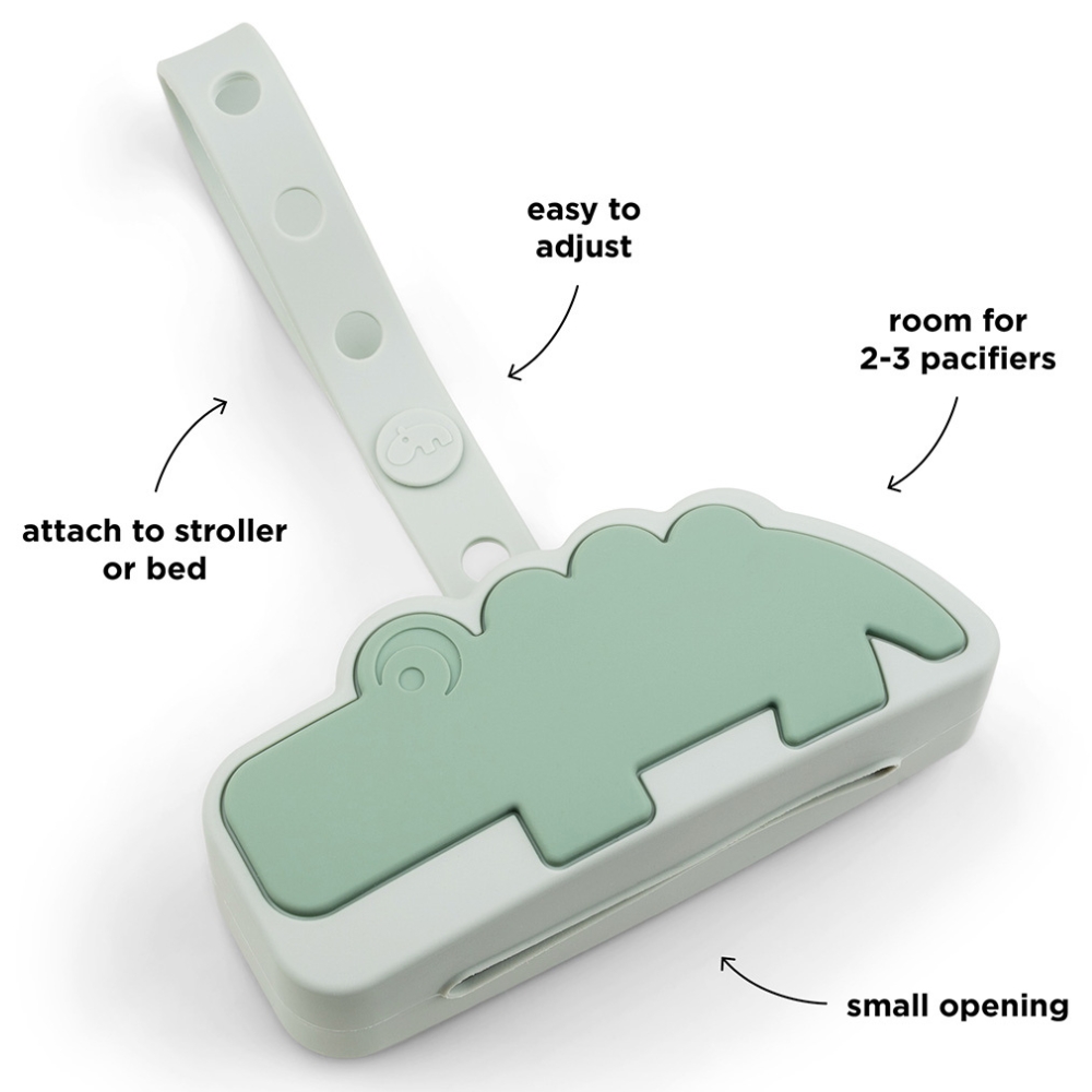 Range sucette en silicone Croco Vert (Done by deer) - Image 5
