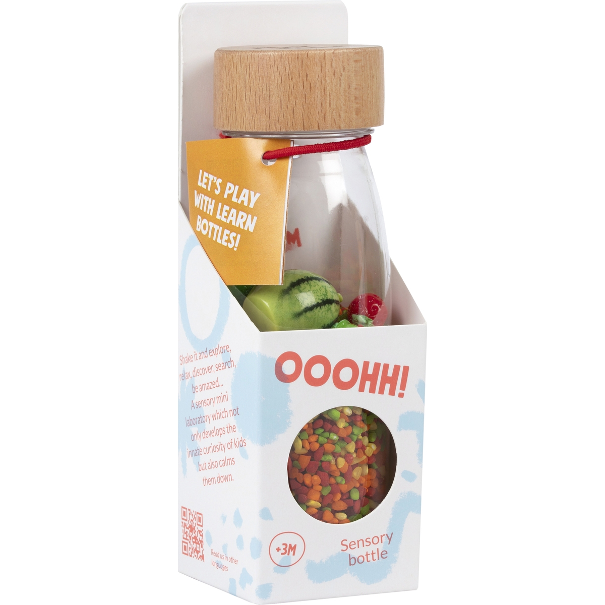Bouteille sensorielle Learn bottle Fruits (Petit Boum) - Image 6