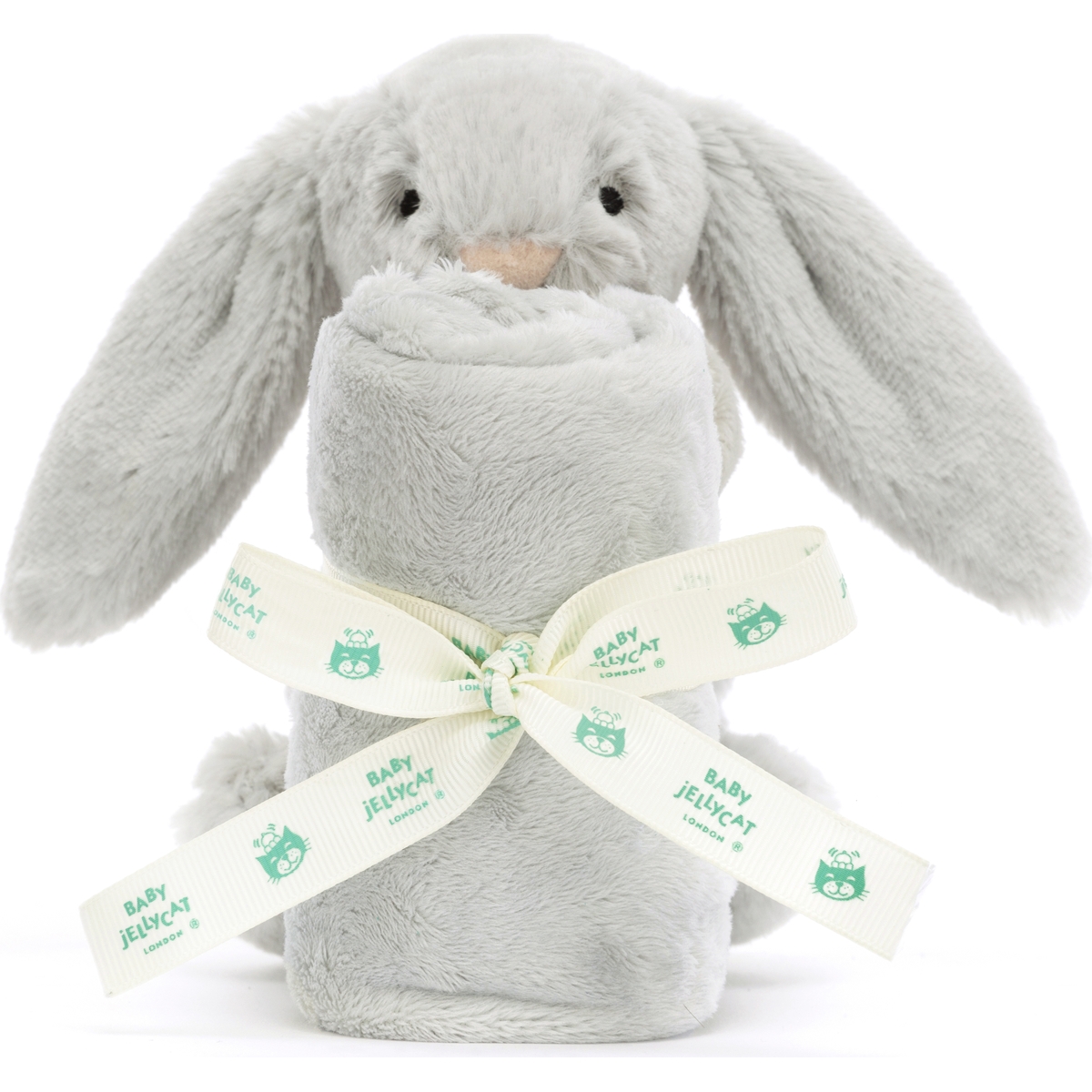 Doudou plat Bashful Lapin Silver (34 cm) (Jellycat) - Image 4