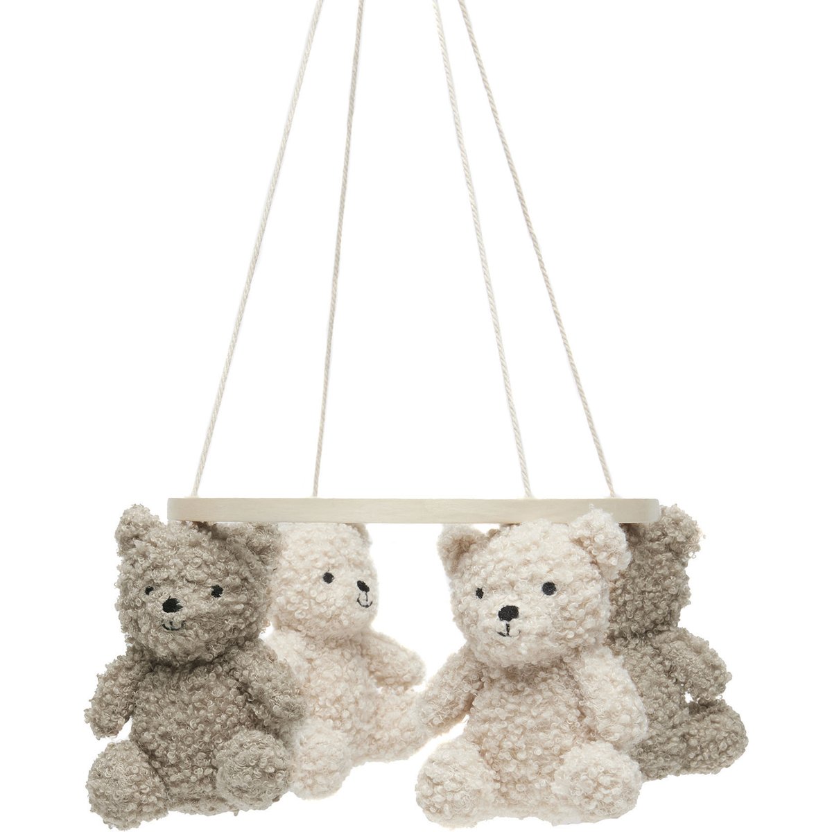 Mobile bébé Teddy Bear Olive Green-Naturel (Jollein) - Image 1