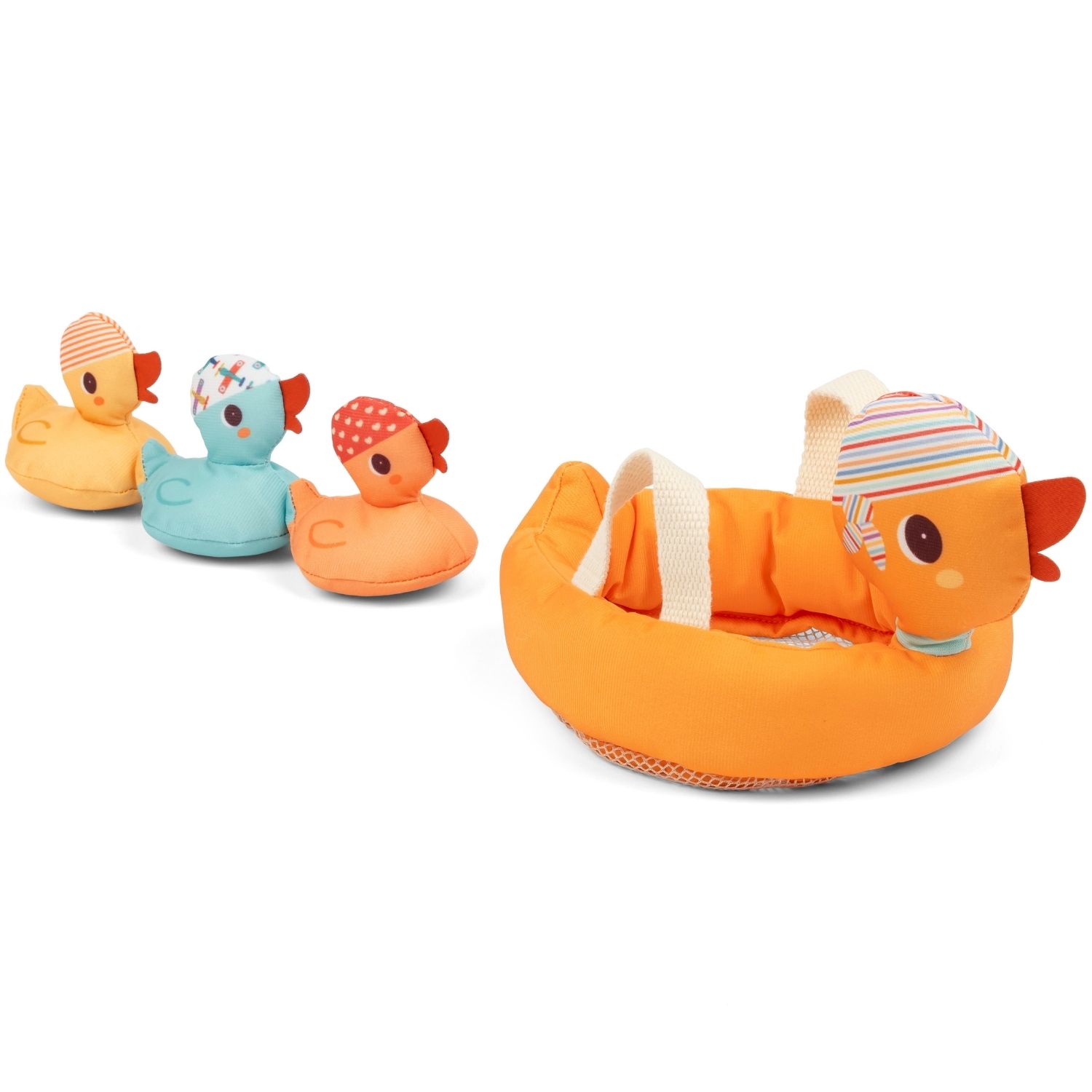Lilliputiens - Jeu de bain Maman canards et ses canetons (4 pièces)
