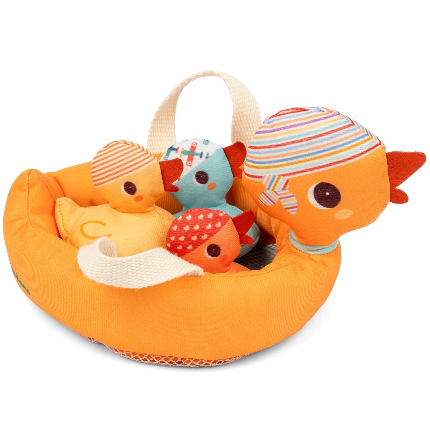 Jeu de bain Maman canards et ses canetons (4 pièces) (Lilliputiens) - Image 5