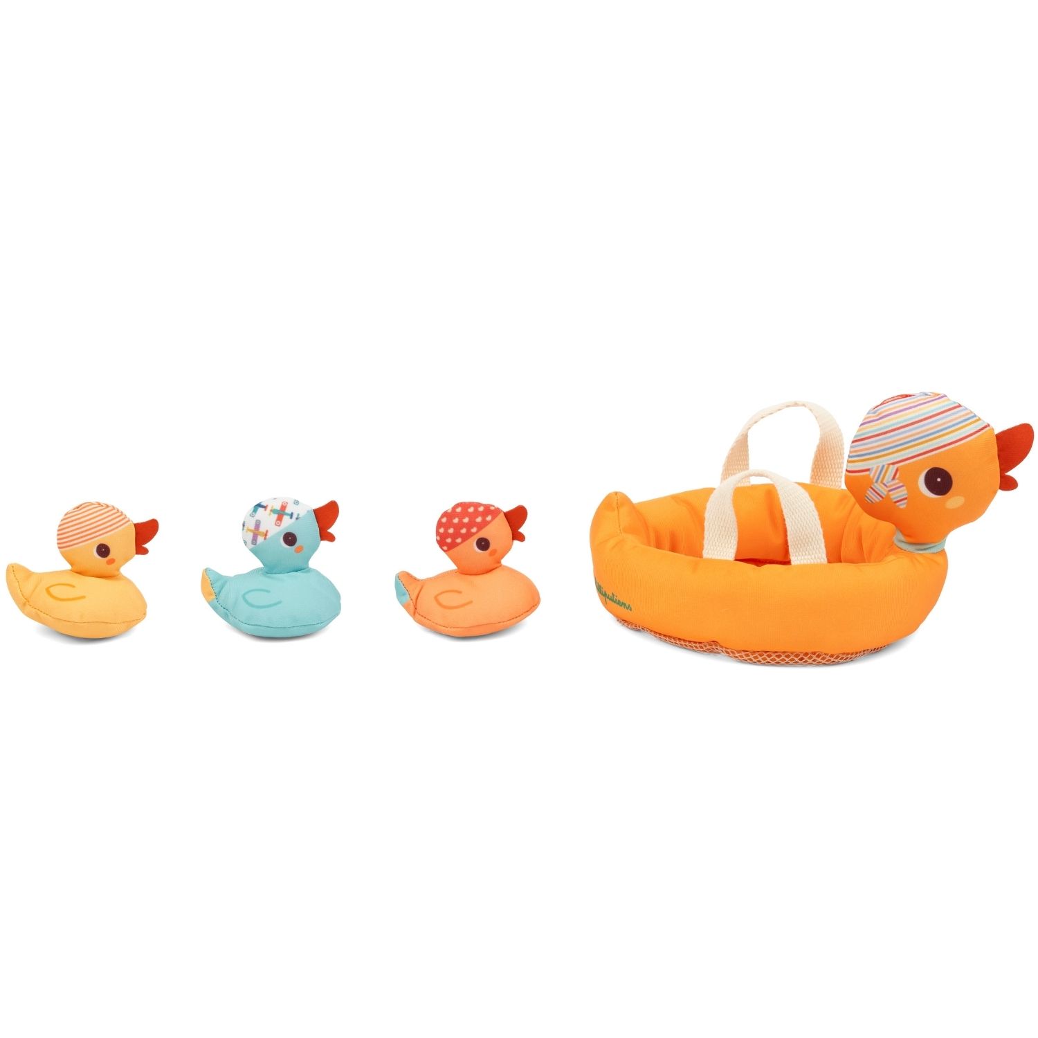 Jeu de bain Maman canards et ses canetons (4 pièces) (Lilliputiens) - Image 6