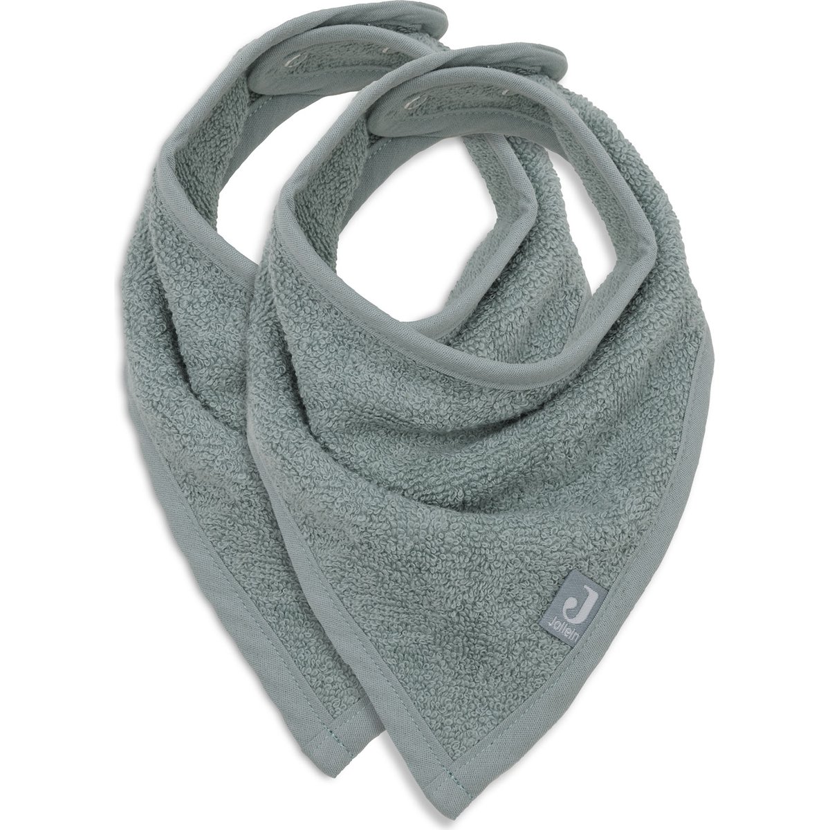 Lot de 2 bavoirs bandana Sea Green (Jollein) - Image 1