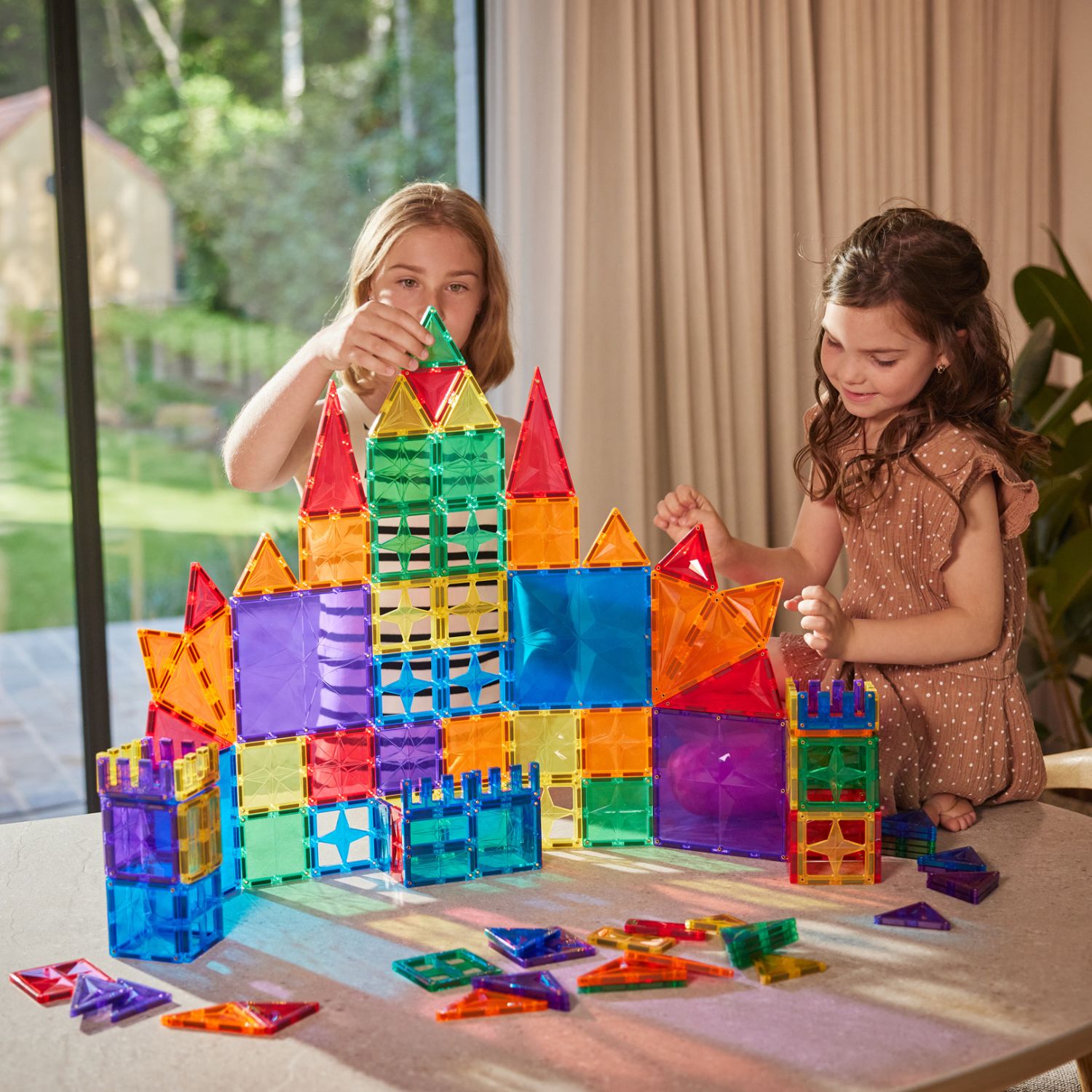 Cleverclixx - Kit de construction magnétique Inventive Intense (110 pièces)