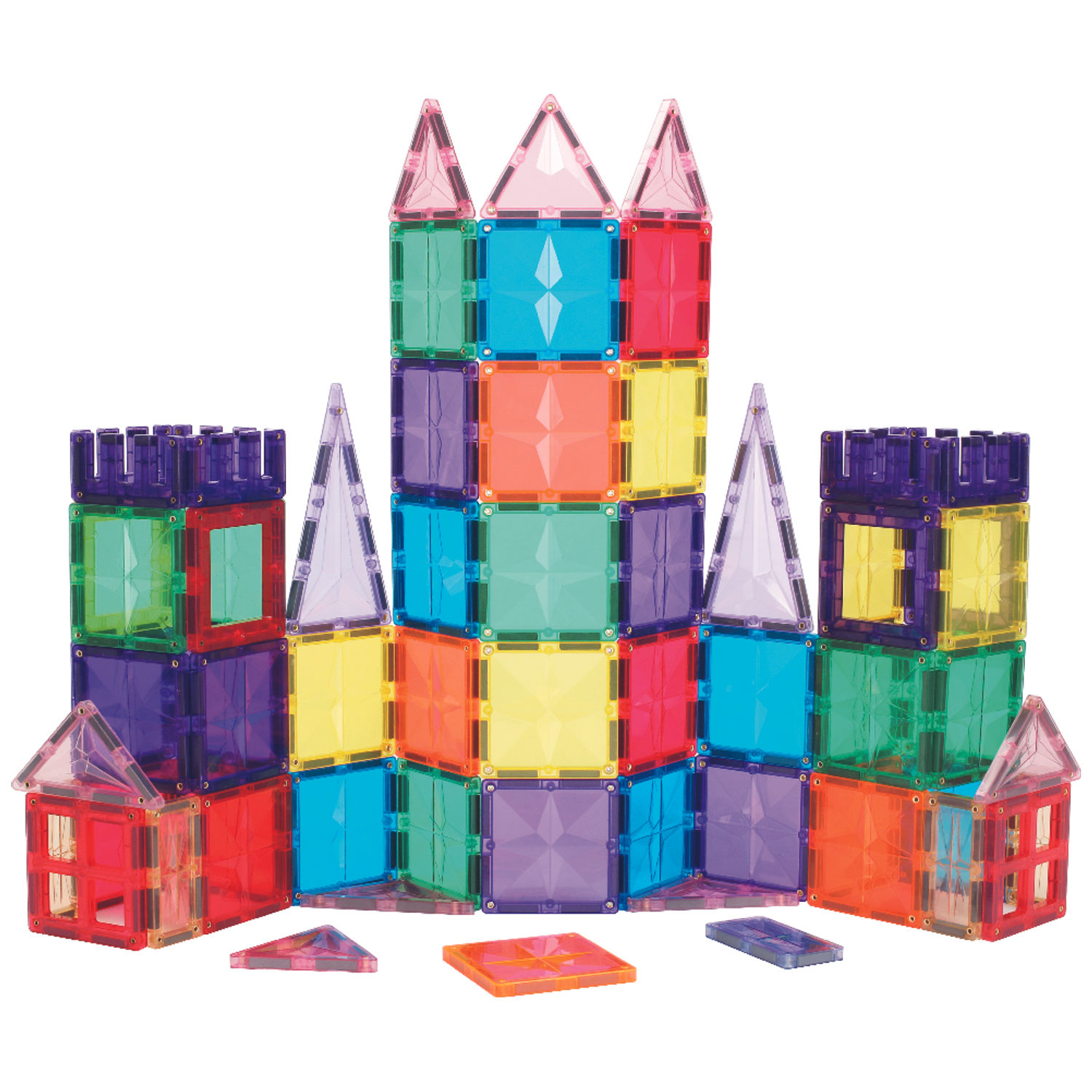 Cleverclixx - Kit de construction magnétique Inventive Intense (110 pièces)