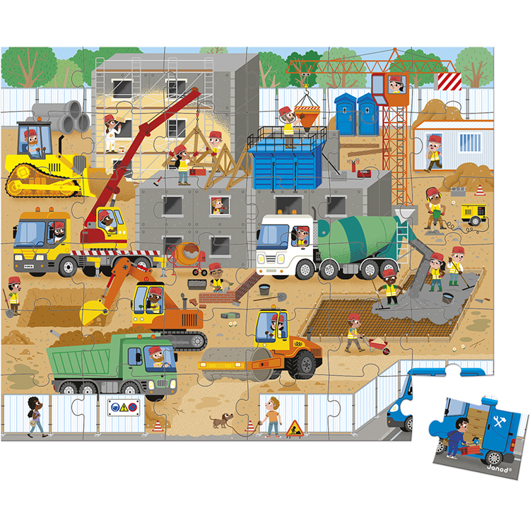Puzzle chantier (36 pièces)