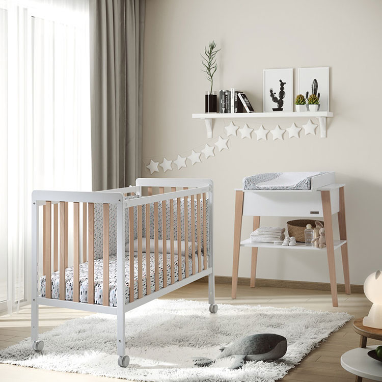 Lit bébé roulant Nordika (60 x 120 cm) (Micuna) - Image 2