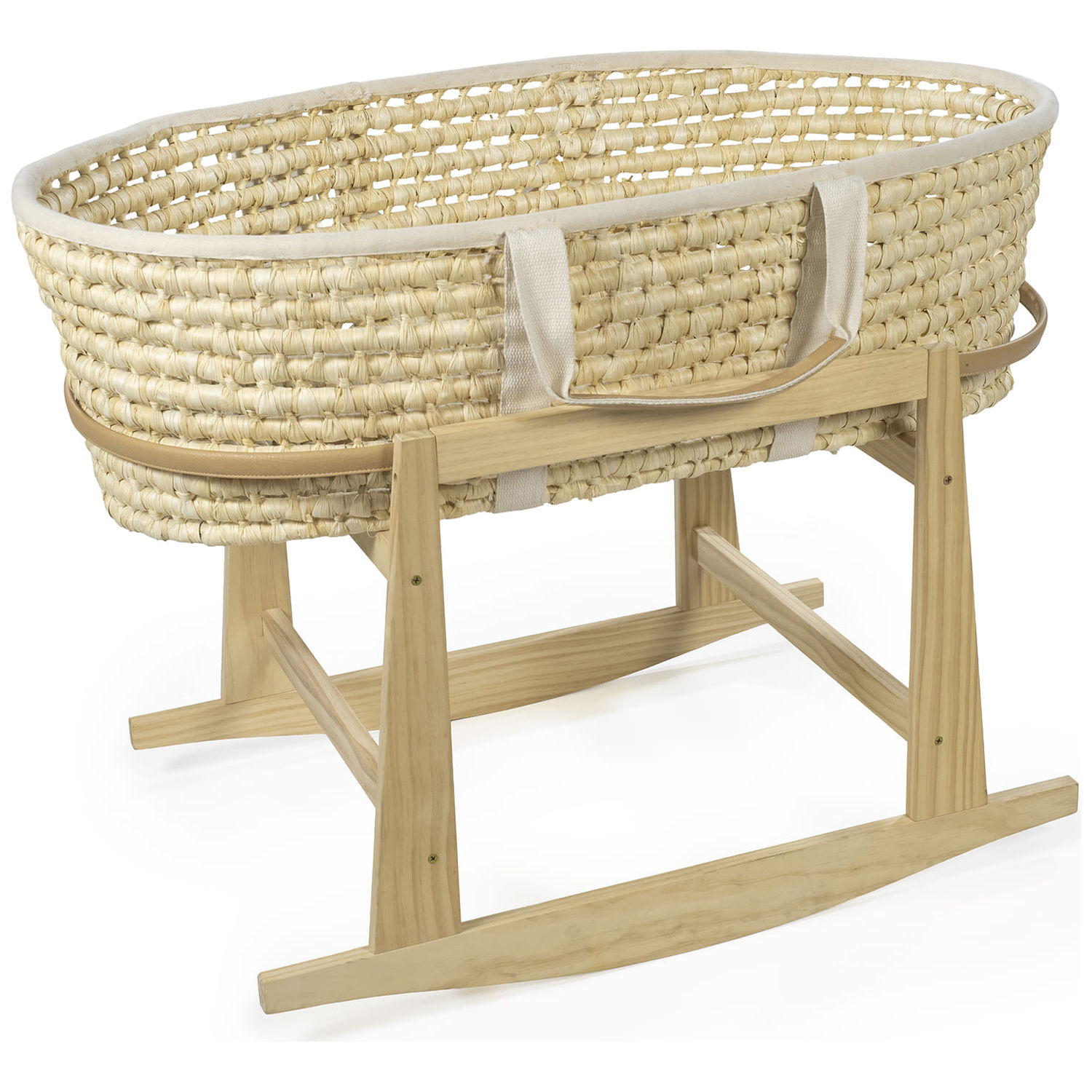 Couffin en osier et matelas Nara (80 x 40 cm) (Pasito a pasito) - Image 1
