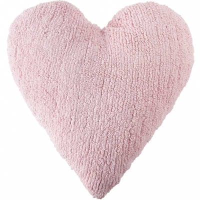 Coussin coeur rose (45 x 50 cm) (Lorena Canals) - Image 1