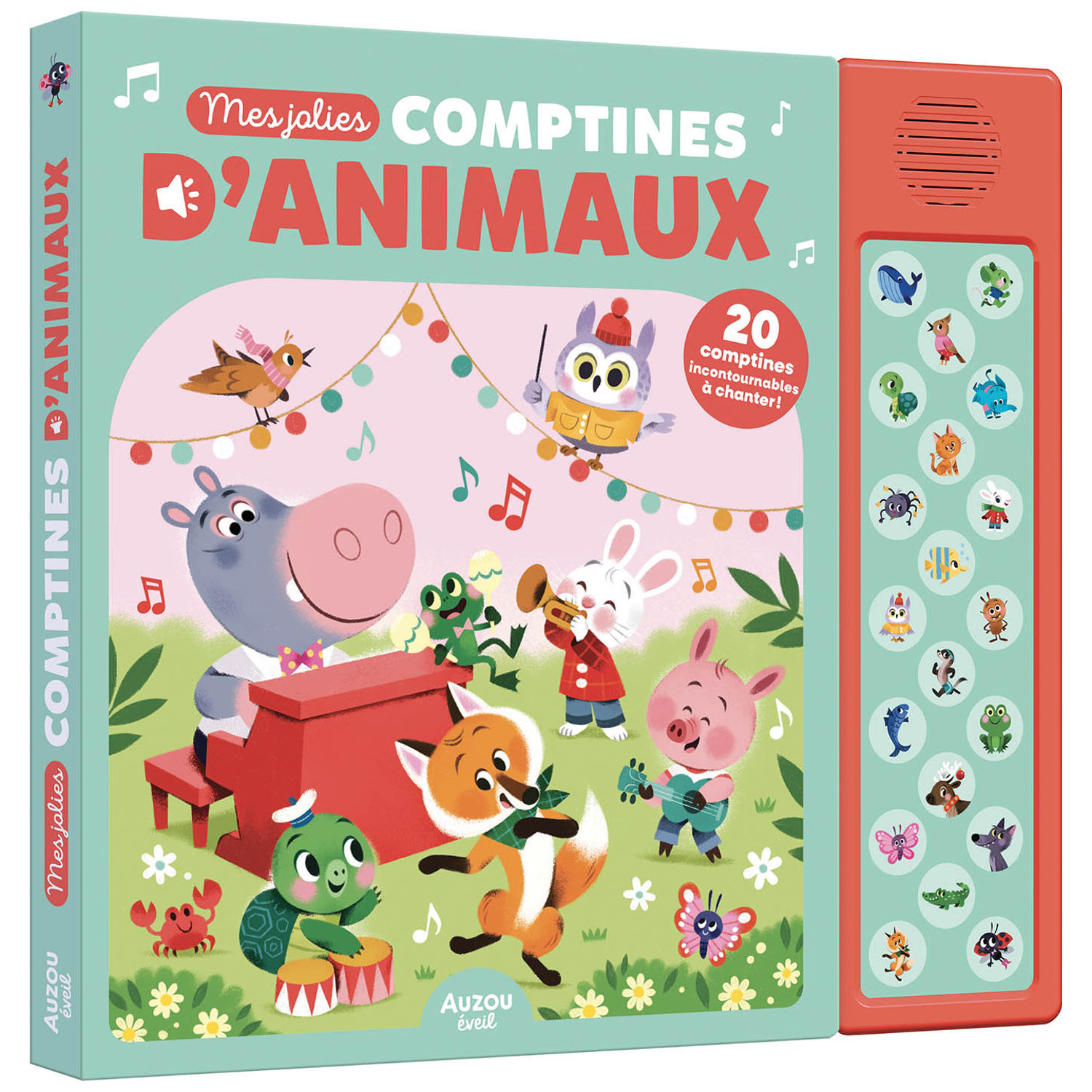 Livre sonore Mes jolies comptines d'animaux