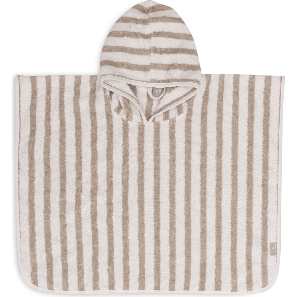 Jollein - Poncho de Bain Stripe Olive Green - 1/4 Ans