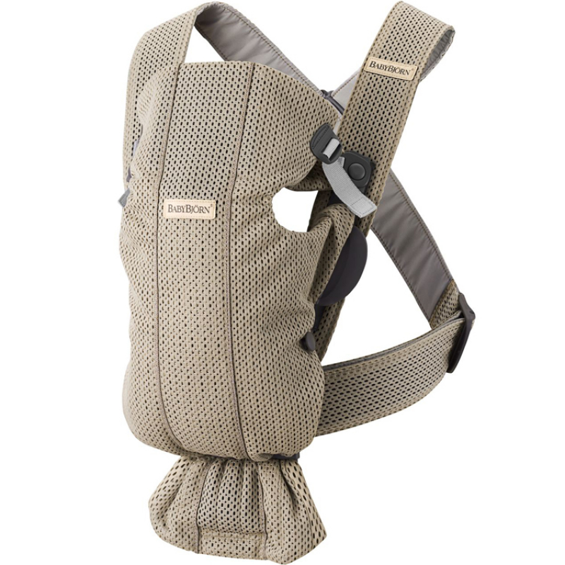 Porte-bébé Mini Mesh 3D gris (BabyBjörn) - Couverture