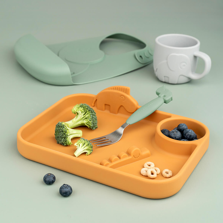 Set de 3 couverts Easy-grip Deer friends Vert (Done by deer) - Image 4
