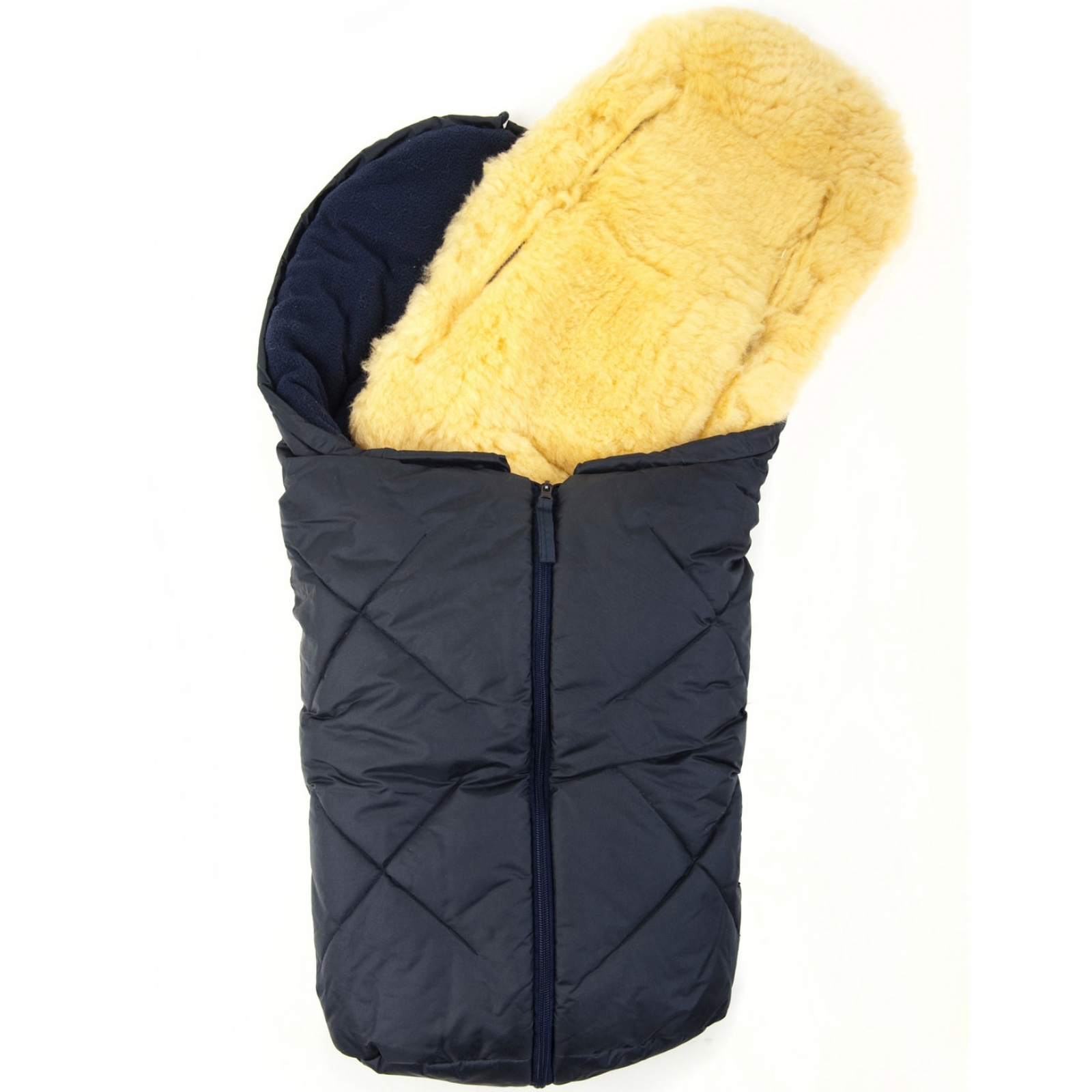 Chancelière Little Sheepy noir - peau d'agneau amovible (0-24 mois) (Kaiser) - Image 1