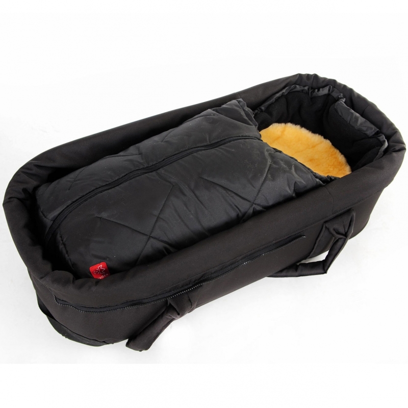 Chancelière Little Sheepy noir - peau d'agneau amovible (0-24 mois) (Kaiser) - Image 4