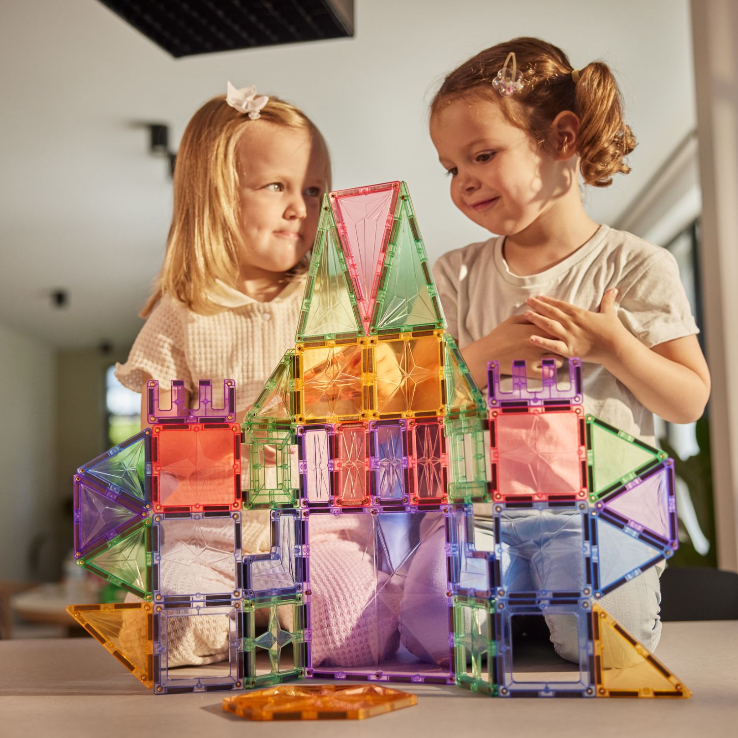 Cleverclixx - Kit de construction magnétique Petite Pastel (36 pièces)