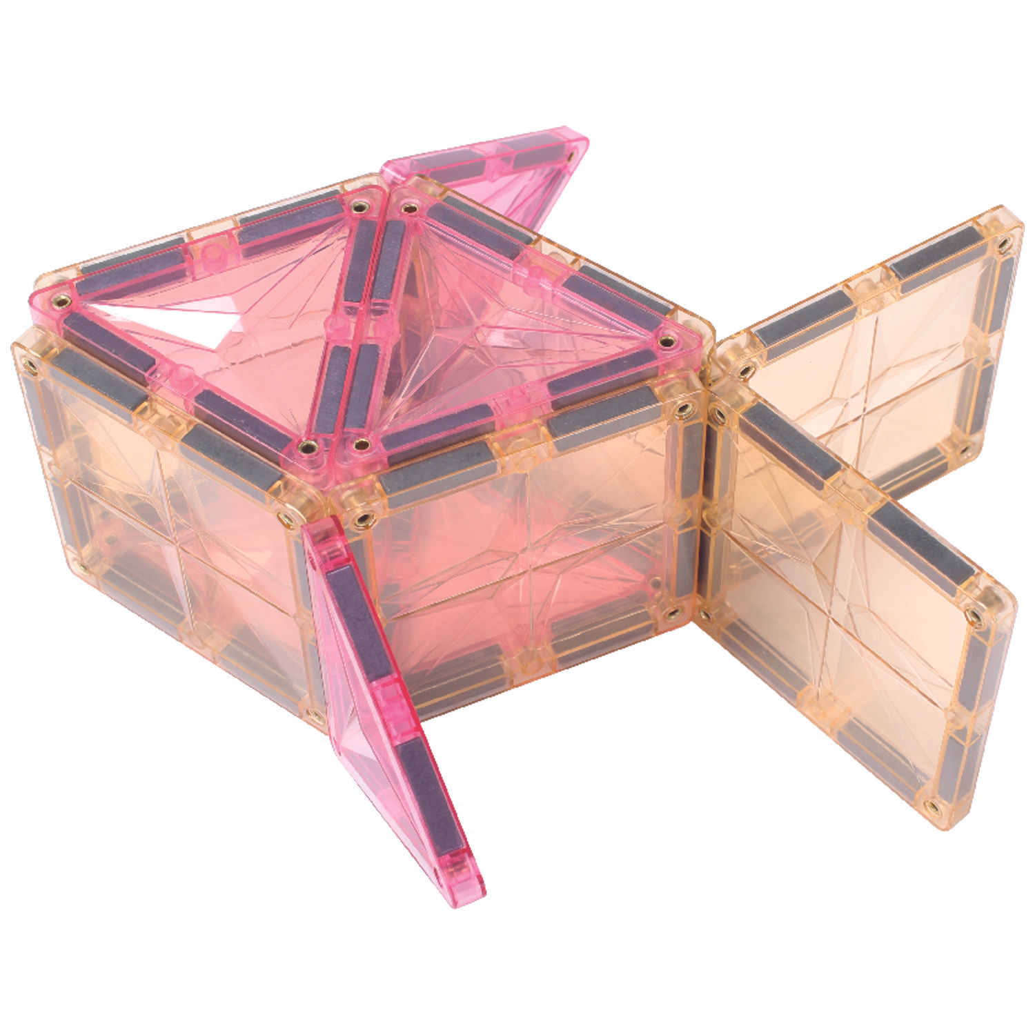 Kit de construction magnétique Petite Pastel (36 pièces) (Cleverclixx) - Image 6