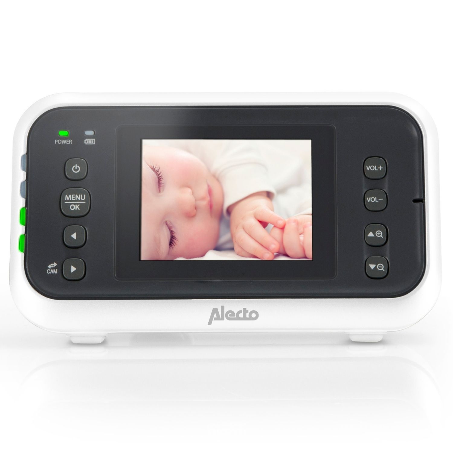 Babyphone avec caméra et écran couleur 2,4 pouces Blanc-Anthracite (Alecto) - Image 7