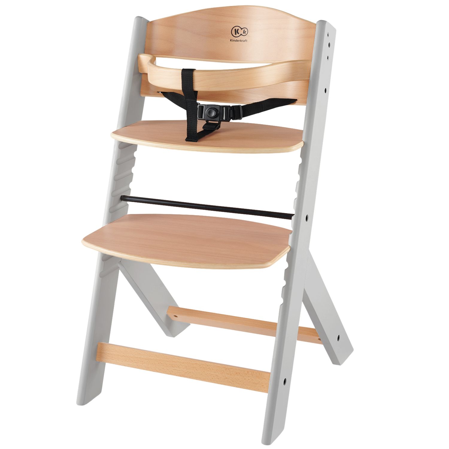 Chaise haute évolutive Enock Natural-Grey (Kinderkraft) - Image 6