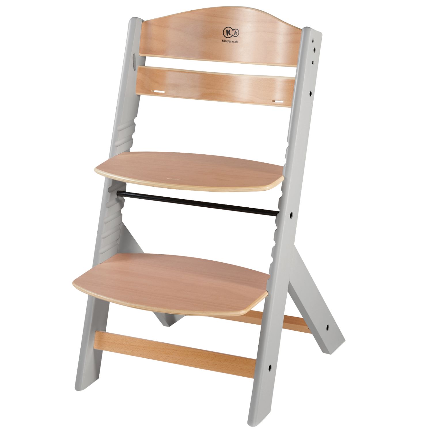 Chaise haute évolutive Enock Natural-Grey (Kinderkraft) - Image 7