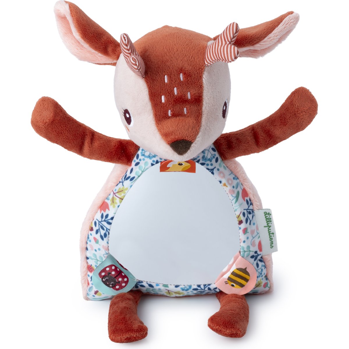 Lilliputiens - Peluche d'activités Stella Coucou miroir (26 cm)