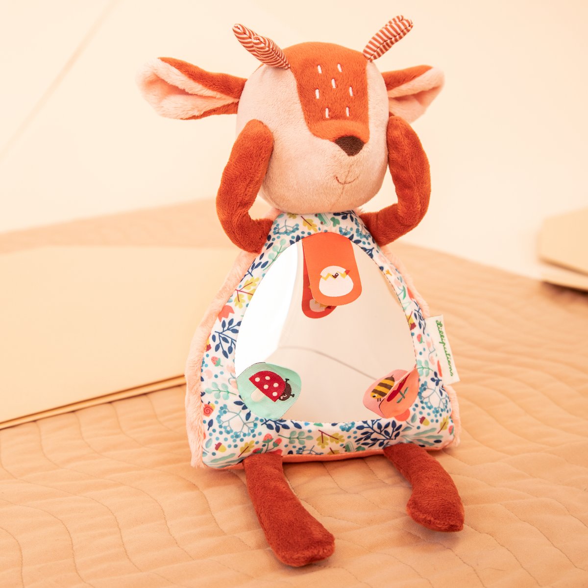 Peluche d'activités Stella Coucou miroir (26 cm) (Lilliputiens) - Image 2