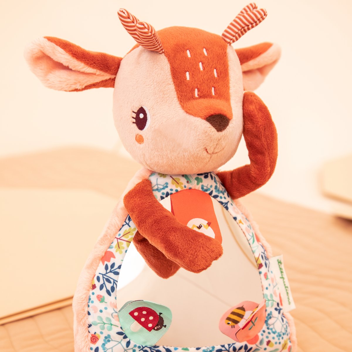 Peluche d'activités Stella Coucou miroir (26 cm) (Lilliputiens) - Image 3