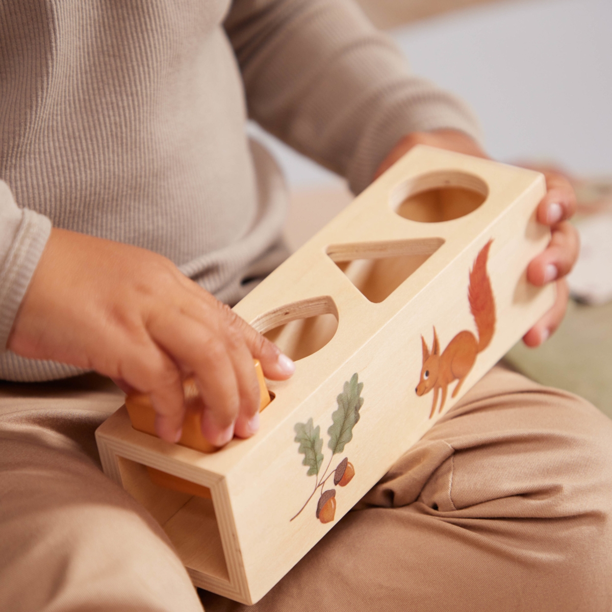 Jouet trieur de formes en bois (Filibabba) - Image 2