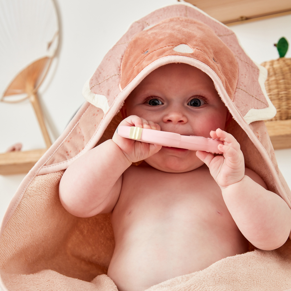 Cape de bain + gant tricératpos Popsie (75 x75 cm) (Noukie's) - Image 5