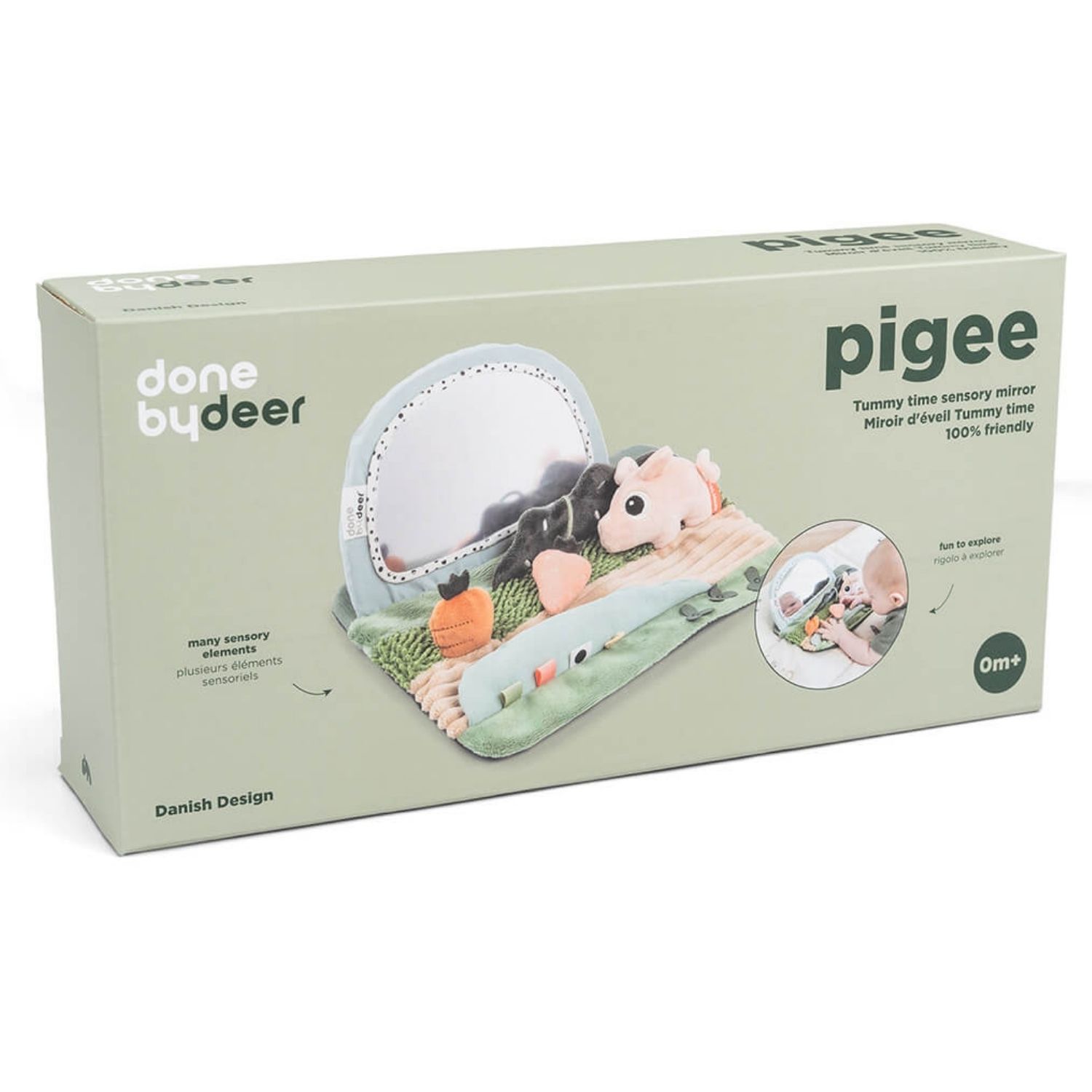 Miroir d'éveil Tummy time Tiny farm Multicolore (Done by deer) - Image 3