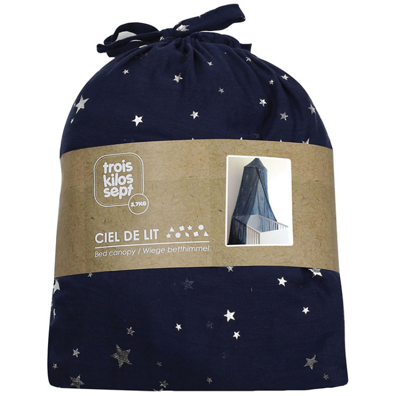 Ciel de lit bleu marine (260 cm) (Trois Kilos Sept) - Image 4