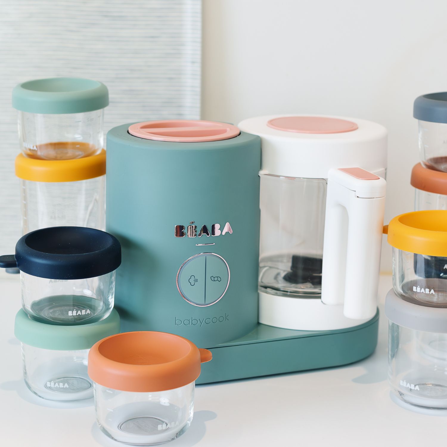 Robot cuiseur Babycook Neo vert eucalyptus (Béaba) - Image 3
