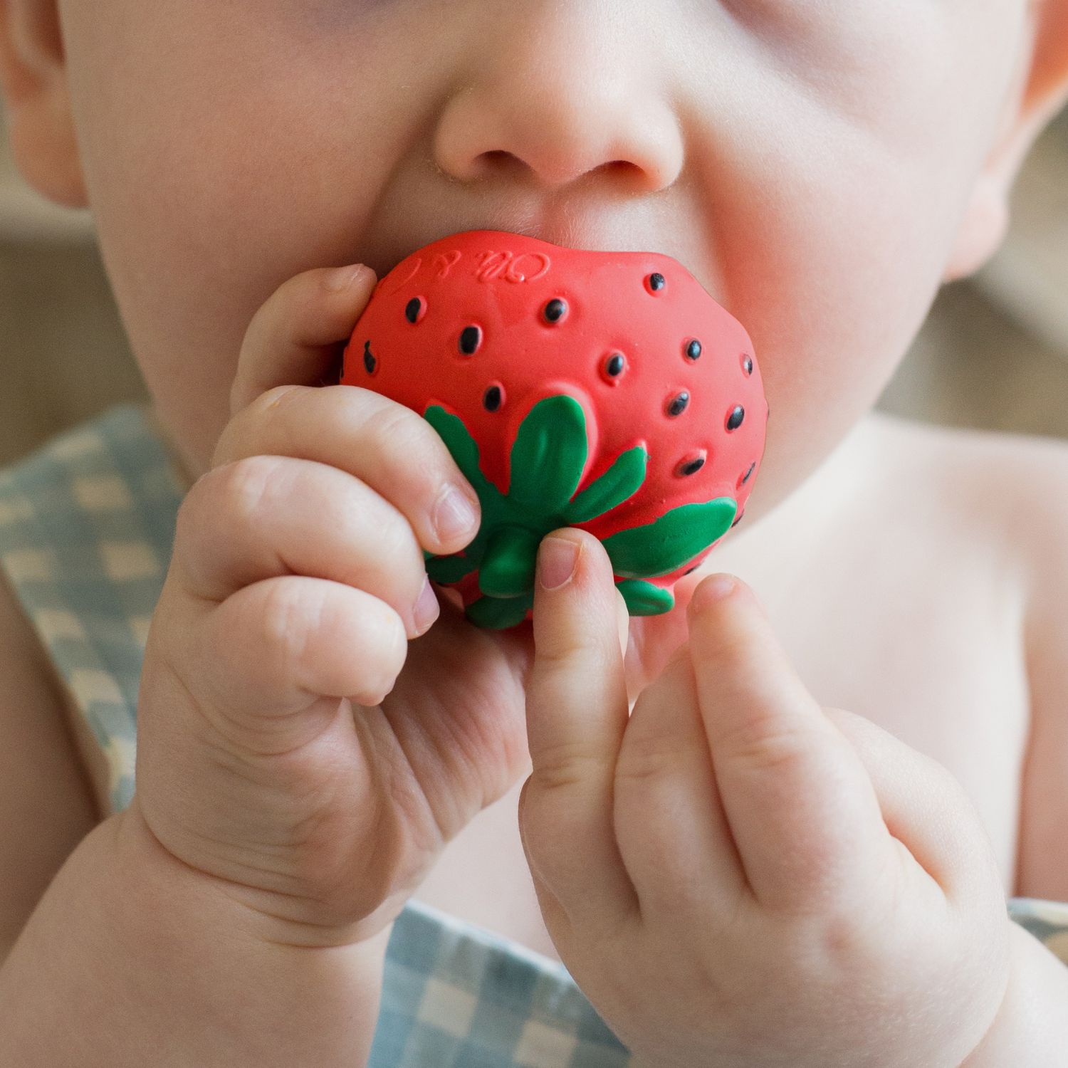 Mini anneau de dentition Sweetie la fraise
