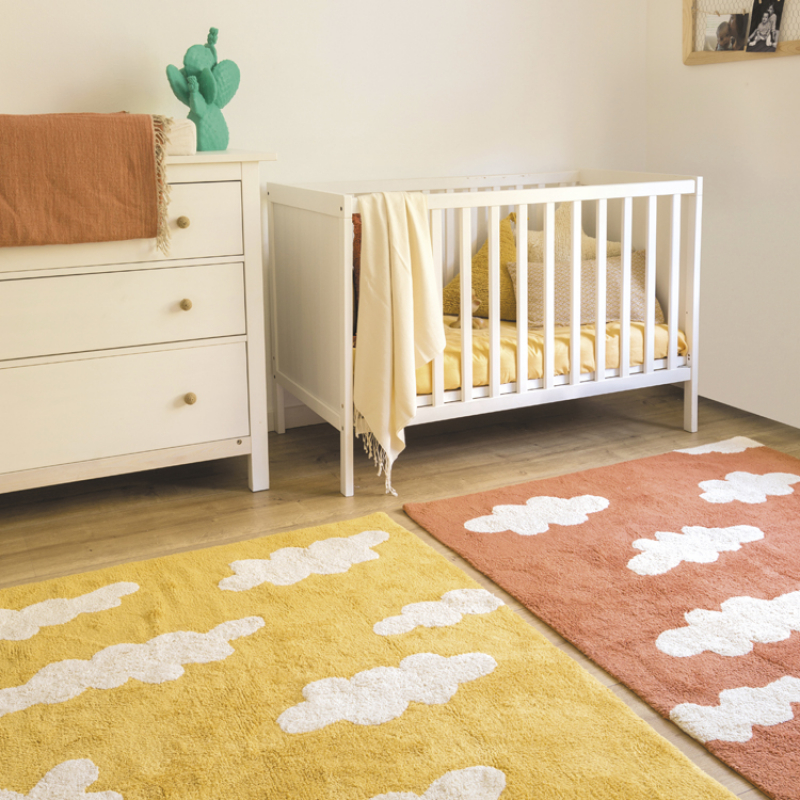 Tapis rectangulaire Clouds nuage jaune (120 x 160 cm) (Lorena Canals) - Image 3