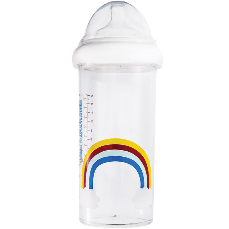 Lot de 3 biberons anti colique gigognes Rainbow Arc-en-ciel (360 ml et 210 ml) (Le Biberon Français) - Image 3