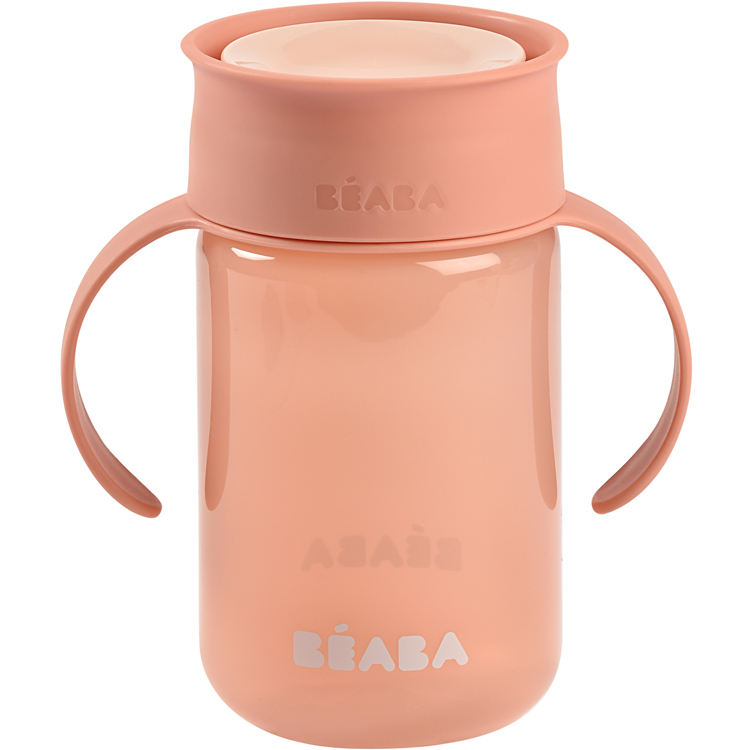 Tasse d'apprentissage 360° rose (340 ml) (Béaba) - Image 1